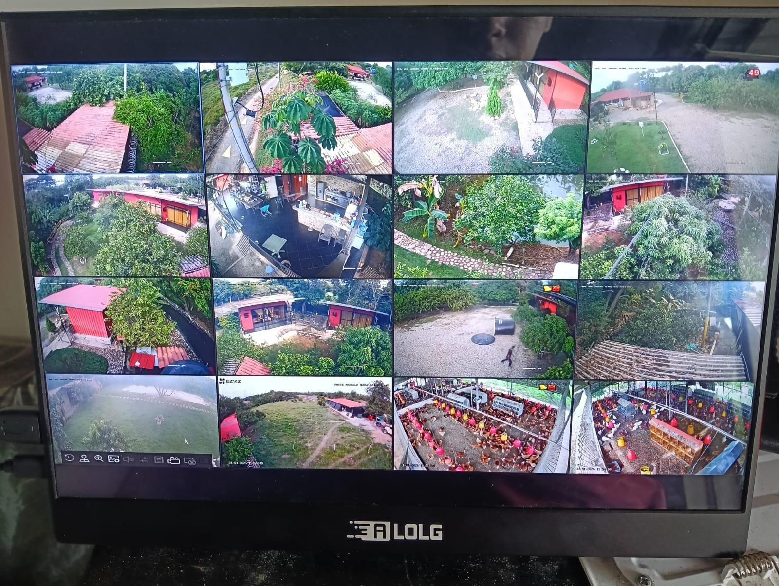 Central de monitoreo real con múltiples cámaras - MSTech