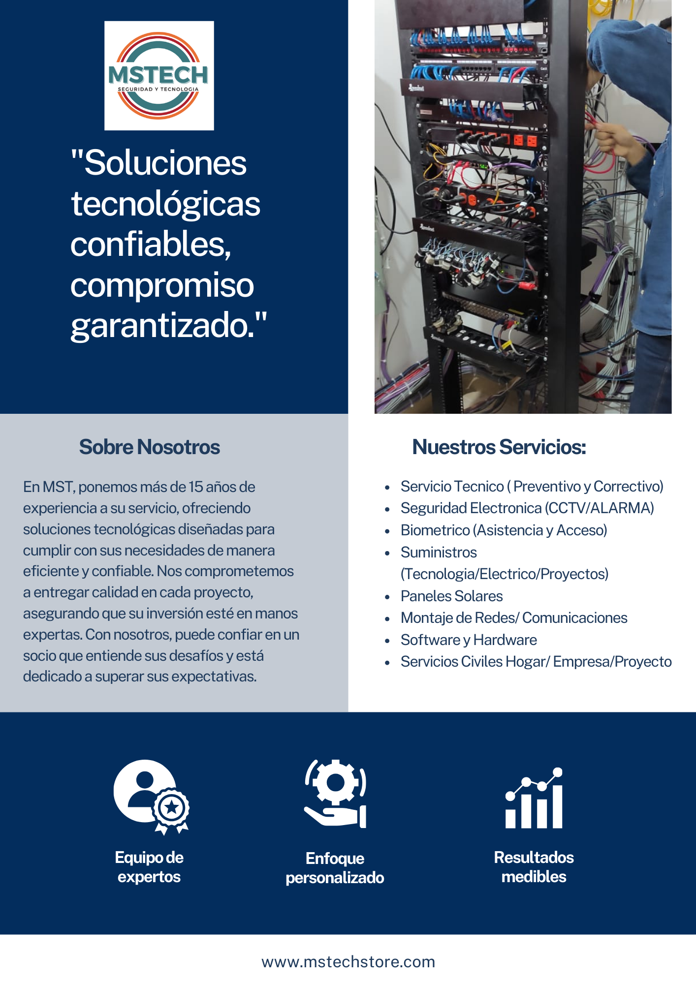 Equipo de expertos, enfoque personalizado y resultados medibles - MSTech